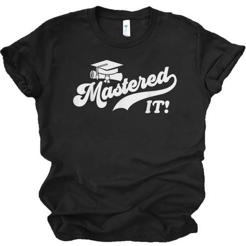 Class Of 2022 Mastered It College Masters Degree Graduation Unisex Jersey T-Shirt - Best Gift Smart