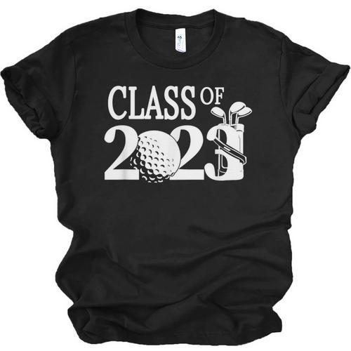 Class Of 2023 Graduation Senior Golfer Golf Player Unisex Jersey T-Shirt - Best Gift Smart