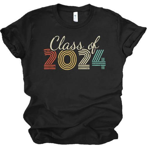 Class Of 2024 Senior Graduate 2024 Graduation Unisex Jersey T-Shirt - Best Gift Smart