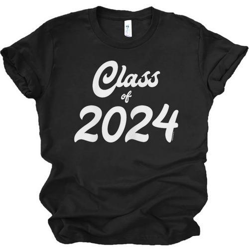 Class Of 2024 Shirt Graduation Her Women Senior Class Unisex Jersey T-Shirt - Best Gift Smart