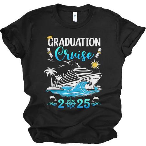 Class Of 2025 Graduation Cruise Senior Graduates Vacation Unisex Jersey T-Shirt - Best Gift Smart
