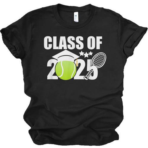 Class Of 2025 Graduation Senior Tennis Player Unisex Jersey T-Shirt - Best Gift Smart