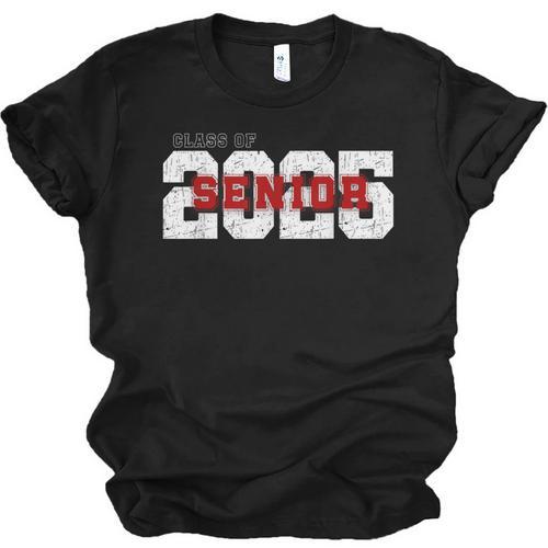 Class Of 2025 Senior Graduation 2025 And Red Unisex Jersey T-Shirt - Best Gift Smart