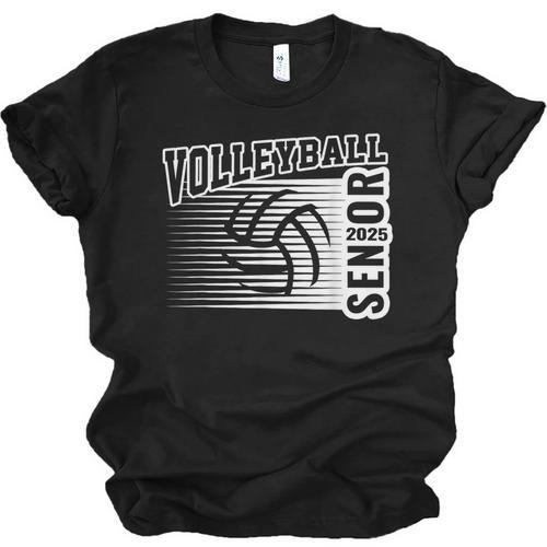 Class Of 2025 Volleyball Senior Class 25 Graduation Unisex Jersey T-Shirt - Best Gift Smart