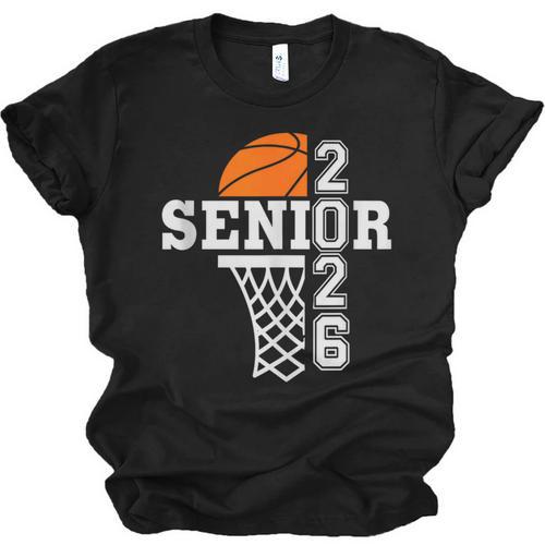 Class Of 2026 Basketball Senior 26 Player Team Graduation Unisex Jersey T-Shirt - Best Gift Smart