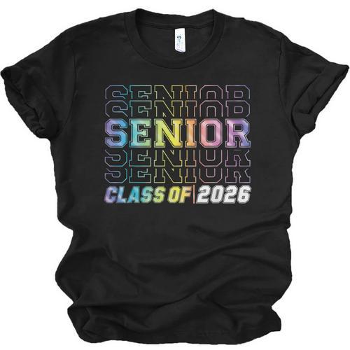 Class Of 2026 Senior 2026 Back To School 2026 Graduation 26 Unisex Jersey T-Shirt - Best Gift Smart