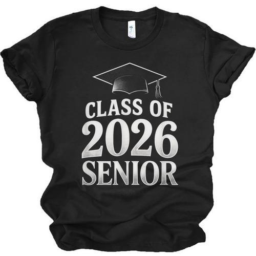 Class Of 2026 Senior Graduation School College Unisex Jersey T-Shirt - Best Gift Smart
