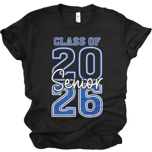 Class Of 2026 Senior Retro Graduation 2026 First Day Vintage Unisex Jersey T-Shirt - Best Gift Smart