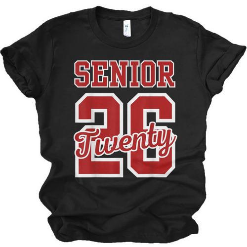 Class Of 2026 Senior 2026 Senior Twenty 26 Graduation Men Unisex Jersey T-Shirt - Best Gift Smart