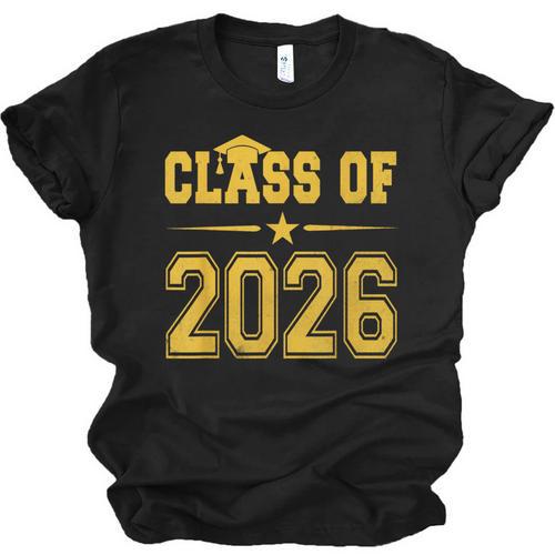 Class Of 2026 Shirt Graduation Unisex Jersey T-Shirt - Best Gift Smart
