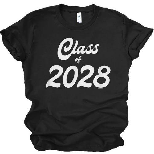 Class Of 2028 Shirt Graduation Him Her Senior Class Unisex Jersey T-Shirt - Best Gift Smart