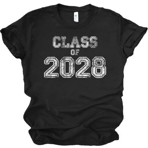 Class Of 2028 Shirt Senior 2028 Graduation Him Her Unisex Jersey T-Shirt - Best Gift Smart