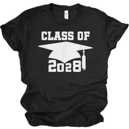 Class Of 2028 T-Shirt School Graduation Pride Tee Unisex Jersey T-Shirt - Best Gift Smart