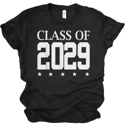 Class Of 2029 School Graduation Graduate s Unisex Jersey T-Shirt - Best Gift Smart