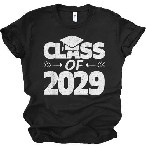 Class Of 2029 Shirt For Elementary Kids Graduation Unisex Jersey T-Shirt - Best Gift Smart