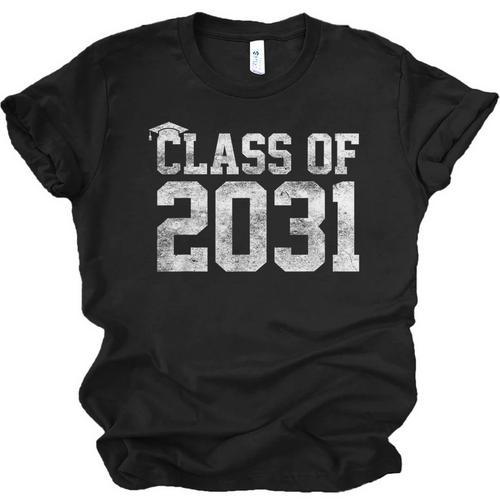 Class Of 2031 Graduation Kindergarten Back To School Unisex Jersey T-Shirt - Best Gift Smart