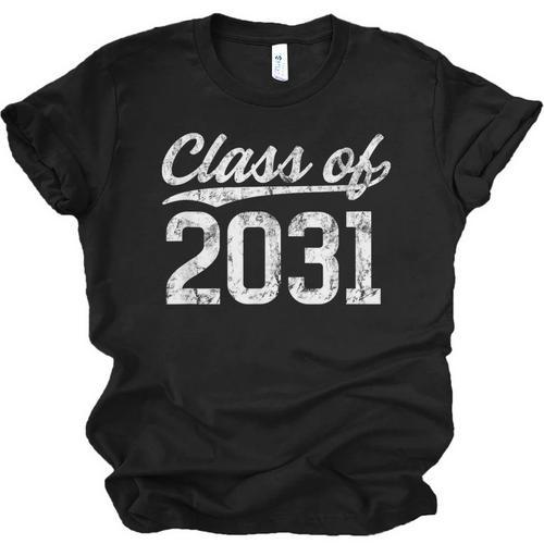 Class Of 2031 Grow With Me Graduation Unisex Jersey T-Shirt - Best Gift Smart