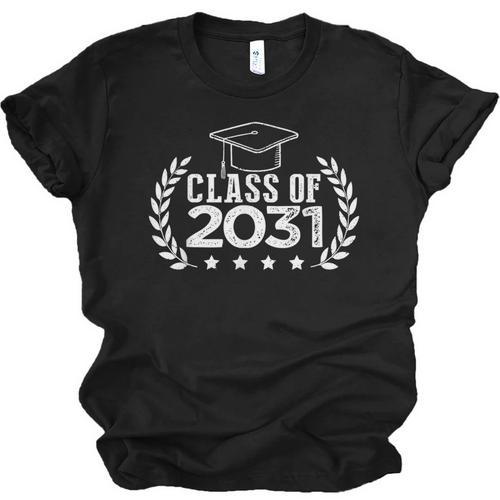 Class Of 2031 Grow With Me Shirt Graduation Kindergarten Unisex Jersey T-Shirt - Best Gift Smart