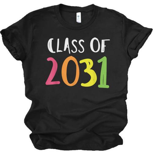 Class Of 2031 Kindergarten Graduation Back To School T-Shirt Unisex Jersey T-Shirt - Best Gift Smart