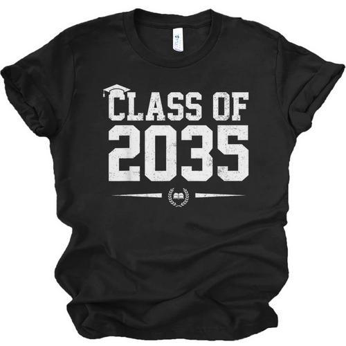Class Of 2035 Grow With Me Graduation First Day Of School Unisex Jersey T-Shirt - Best Gift Smart