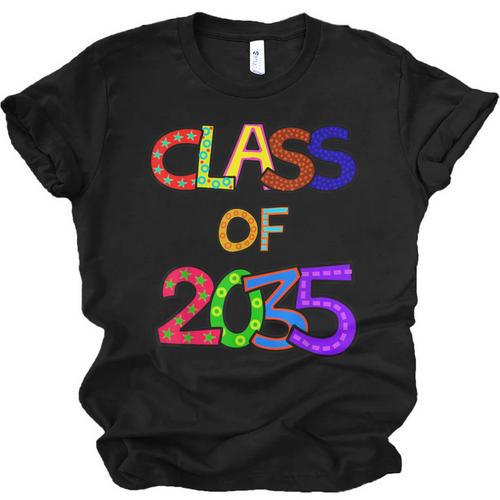 Class Of 2035 Grow With Me Kindergarten Graduation Unisex Jersey T-Shirt - Best Gift Smart