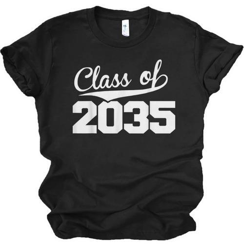 Class Of 2035 Kid To Adult Future Years Graduation Keepsake Unisex Jersey T-Shirt - Best Gift Smart