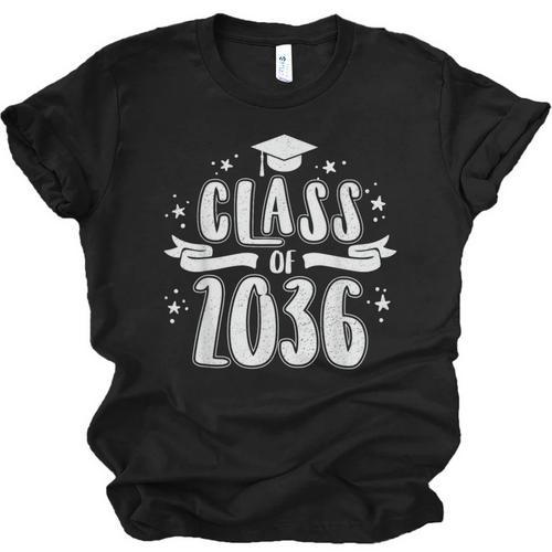 Class Of 2036 Last First Day Of School Graduation Men Women Unisex Jersey T-Shirt - Best Gift Smart