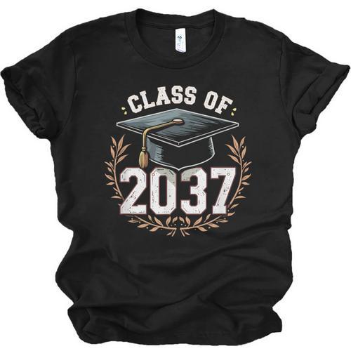 Class Of 2037 Graduation Unisex Jersey T-Shirt - Best Gift Smart
