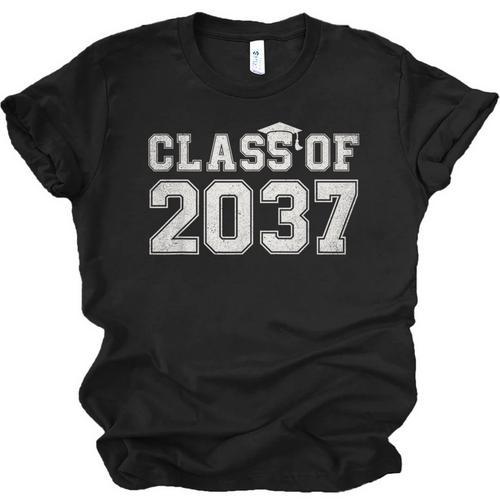 Class Of 2037 Kindergarten To Graduation First Day Of School Unisex Jersey T-Shirt - Best Gift Smart