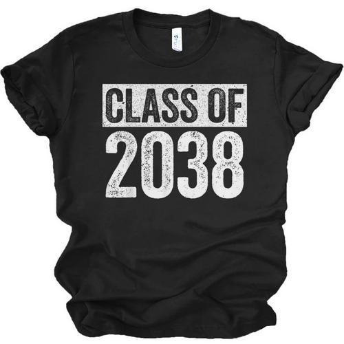 Class Of 2038 Shirt Senior 2038 Graduation Unisex Jersey T-Shirt - Best Gift Smart