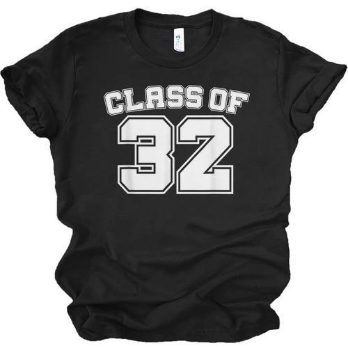 Class Of 32 2032 School Tee Shirt Graduation Class Party Unisex Jersey T-Shirt - Best Gift Smart