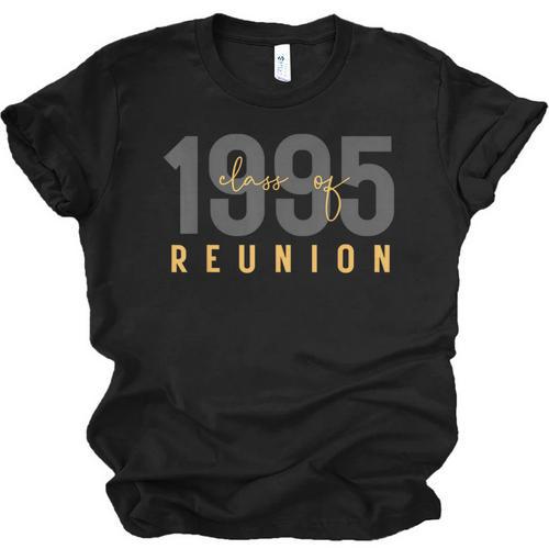 Classic Retro Vintage Class Of 1995 Reunion 30th Graduation Unisex Jersey T-Shirt - Best Gift Smart
