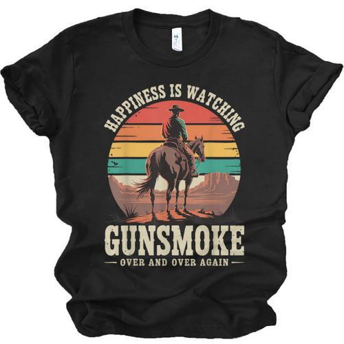 Classic Western Nostalgia Cowboy Sunset Unisex Jersey T-Shirt - Figerry