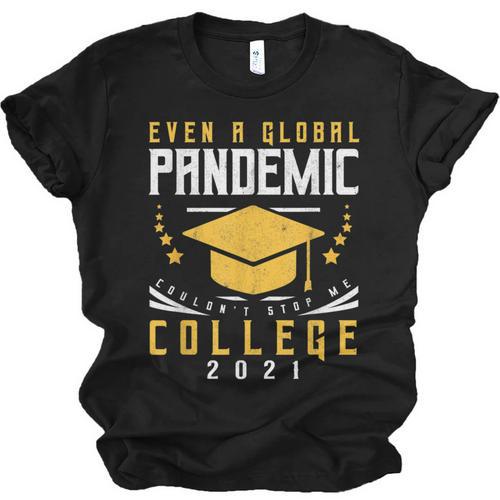 College 2021 Degree Graduation Graduate Unisex Jersey T-Shirt - Best Gift Smart
