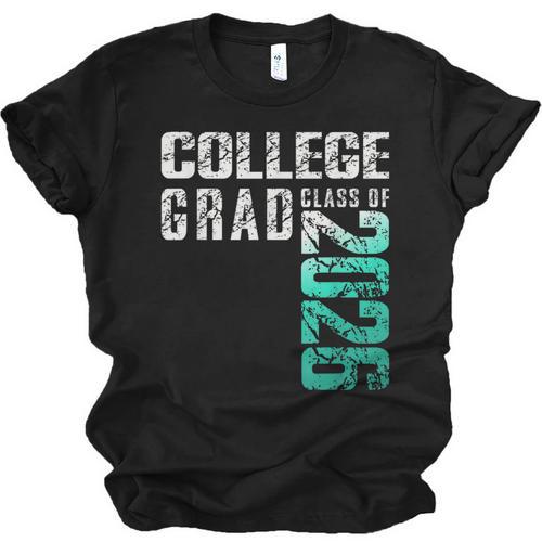 College Grad Class Of 2026 Graduation Unisex Jersey T-Shirt - Best Gift Smart