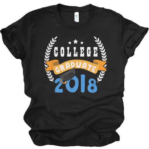 College Graduation Shirts Graduate Grad 2018 Unisex Jersey T-Shirt - Best Gift Smart