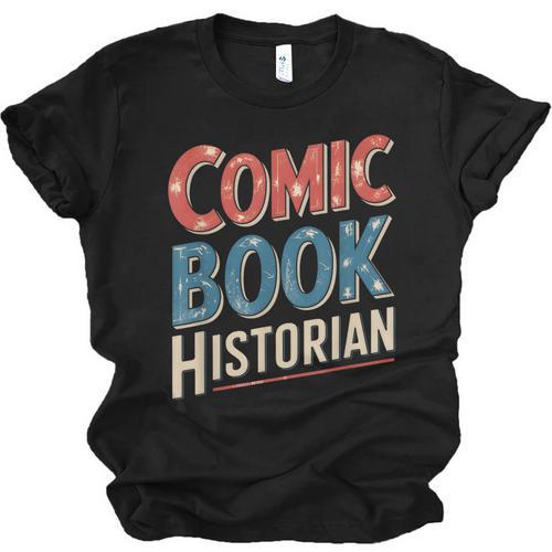 Comic Book Historian Vintage Comic Book Collector Unisex Jersey T-Shirt - Bookorys