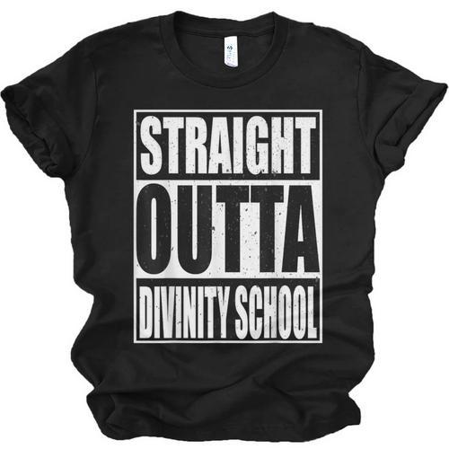 Cool Straight Outta Divinity School Graduation Shirt Unisex Jersey T-Shirt - Best Gift Smart