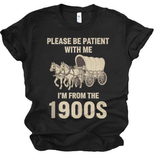 Country Please Be Patient With Me I'm From The 1900s Vintage Unisex Jersey T-Shirt - Figerry