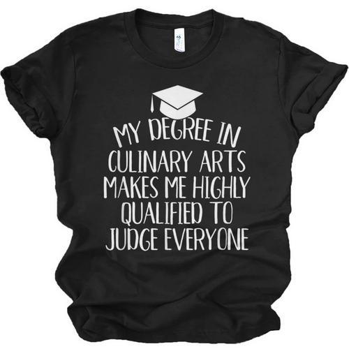 Culinary Arts Major Graduation Unisex Jersey T-Shirt - Best Gift Smart