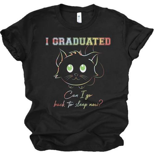 Cute Can I Go Back To Sleep Graduation Unisex Jersey T-Shirt - Best Gift Smart