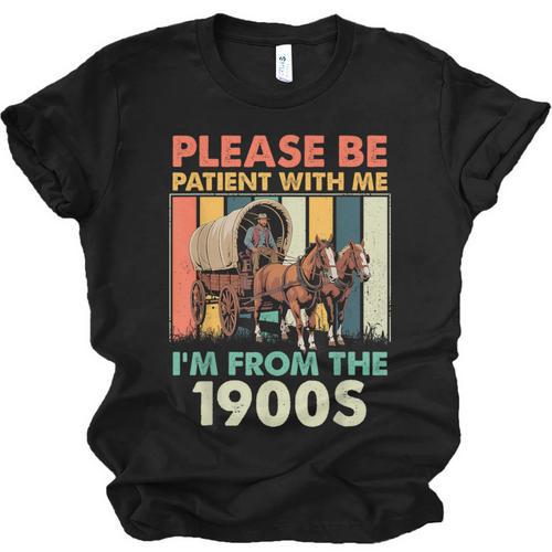 Dad Fathers Day Please Be Patient I'm From The 1900s Unisex Jersey T-Shirt - Figerry