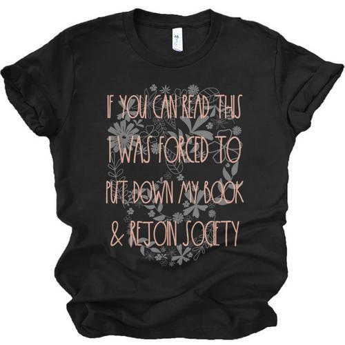 Dark Romance Put Down My Book Spicy Bookish Merch Romantasy Unisex Jersey T-Shirt - Bookorys