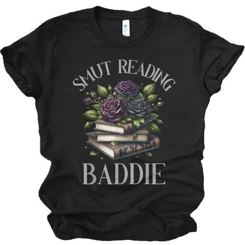 Dark Romance Reader Smutt Book Merch Spicy Books Smut Baddie Unisex Jersey T-Shirt - Bookorys