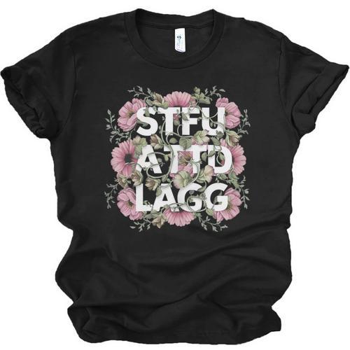 Dark Romance Romantasy Book Lover Shadow Daddy STFUATTDLAGG Unisex Jersey T-Shirt - Bookorys