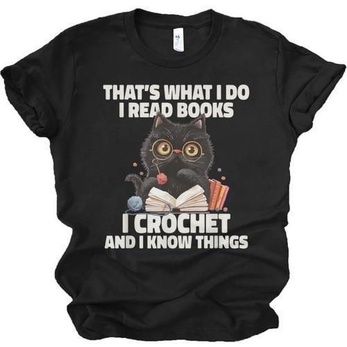 Das Ist Es Was Ich Tue Ich Lese Books Crochet And Unisex Jersey T-Shirt - Bookorys