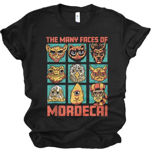 DCC Many Faces Of Mordecai Grid Gamer Series Book Unisex Jersey T-Shirt - Bookorys