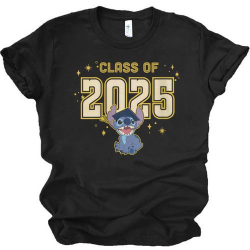 Disney Lilo & Stitch Graduation 2025 Stitch Collegiate Unisex Jersey T-Shirt - Best Gift Smart