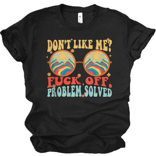 Don't Like Me Antisocial Introvert & Anti Social Unisex Jersey T-Shirt - Raresse