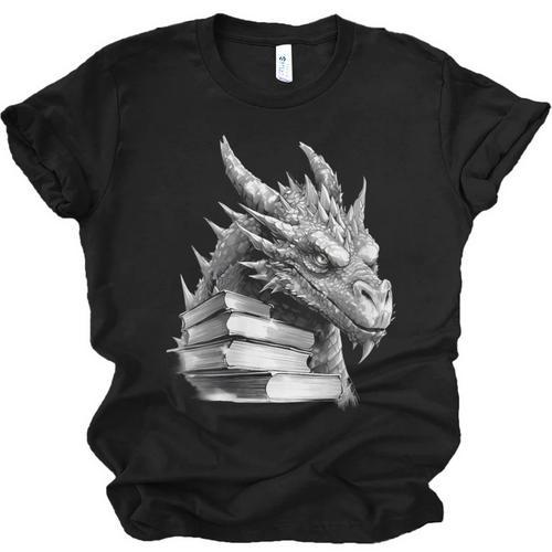 Dragon Book Unisex Jersey T-Shirt - Bookorys AU